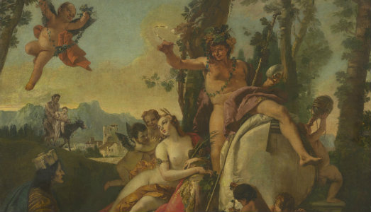 Sotto la pittura, l’oro. A Washington, il Bacco e Arianna di Tiepolo finalmente restaurato