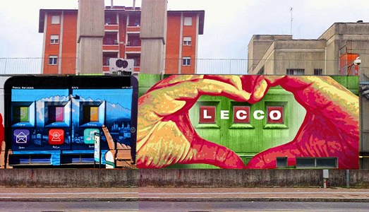 Avere cura del bene comune, a Lecco. Torna il festival “Street view”, e la città acquisisce due nuovi muri d’artista