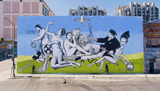 Ozmo, re di San Francisco. Un murale dell’artista italiano nel cuore di Tenderloin, reinterpretando il “Déjeuner sur l’herbe” Ozmo, re di San Francisco. Un murale dell’artista italiano nel cuore di Tenderloin, reinterpretando il “Déjeuner sur l’herbe”