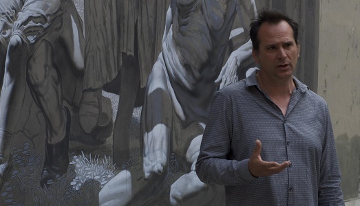 Pier Paolo Pasolini sul “Muro”. Il pittore Nicola Verlato omaggia l’intellettuale con la “Cappella Sistina di Tor Pignattara”