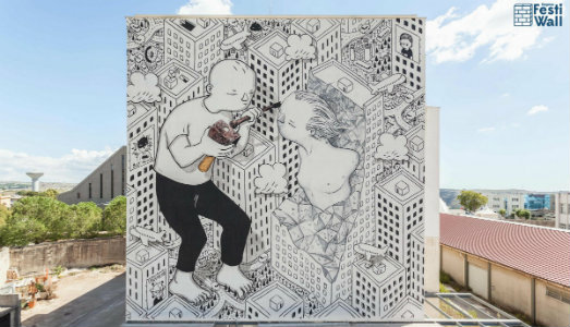 Ragusa conquistata dalla street art. Nella città siciliana, la terza edizione di Festiwall