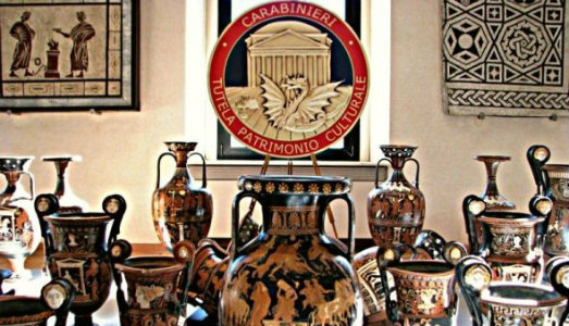 Recuperati reperti archeologici per 40 milioni di euro. Operazione record dei Carabinieri