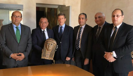 Restituito all’Egitto un importante nucleo di reperti archeologici trafugati illegalmente