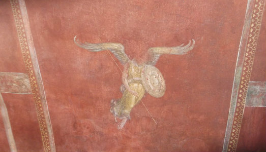 Riapre la Schola Armaturarum di Pompei. Crollata nel 2010 oggi è simbolo della rinascita Riapre la Schola Armaturarum di Pompei. Crollata nel 2010 oggi è simbolo della rinascita