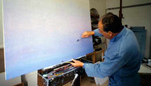 Smaterializzarsi nel blu. Un ricordo fugace di Piero Guccione Smaterializzarsi nel blu. Un ricordo fugace di Piero Guccione