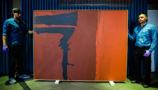 Ritrovata una delle opere che Robert Motherwell perse durante un trasloco, quarant’anni fa