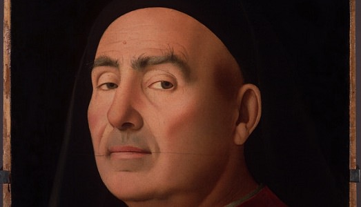 Una sfida degli sguardi tra uomini antichi e contemporanei. A Napoli, il Ritratto di Antonello da Messina e i primi piani di cinque fotografi