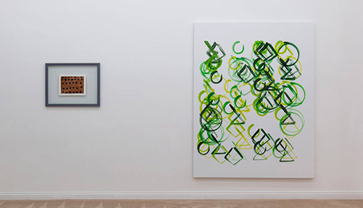 Fino al 27.IV.2018 | Shozo Shimamoto in conversation with Christian Flamm, Piero Golia, Daniel Knorr, Eric Wesley | Galleria Fonti, Napoli