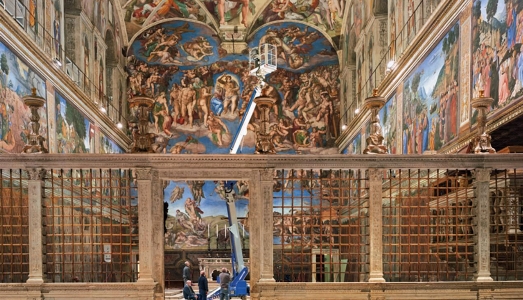 Il restauro della Cappella Sistina