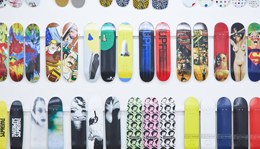 Gli skate di Supreme all’incanto