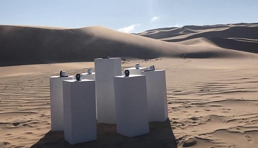 Africa dei Toto in loop per sempre nel deserto della Namibia
