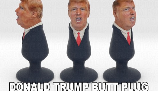 Il candidato presidenziale Donald Trump? Un butt plug! Sull’onda di Paul McCarthy arriva lo scultore messicano Fernando Sosa