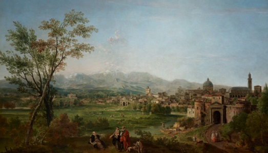 “Trova le differenze” nei ritratti di città: ecco la Vicenza di Palladio, nelle vedute di Francesco Zuccarelli