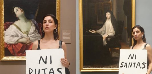 La protesta femminista al Prado è diventata virale