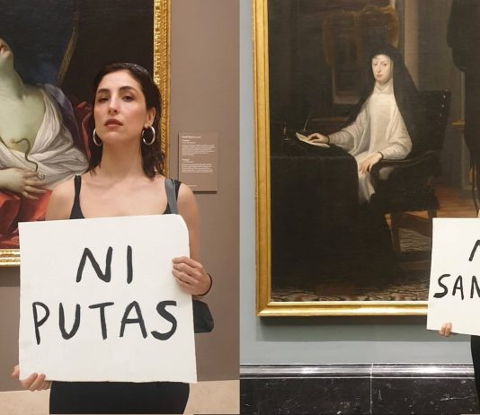 La protesta femminista al Prado è diventata virale