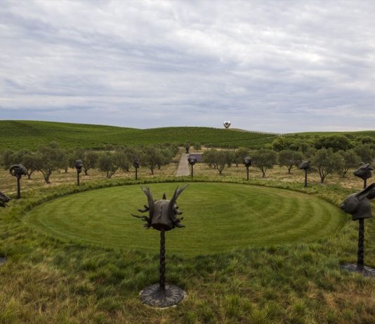 Donum Estate è il paradiso dell’arte contemporanea. E del Pinot nero Arte contemporanea da Donum Estate