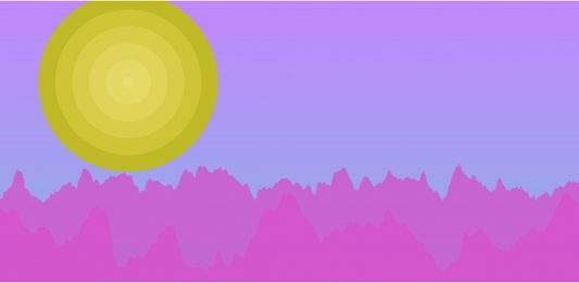 Con musicScapes puoi trasformare la musica di Spotify in paesaggi Un paesaggio generato da musicScapes, dalla musica ascoltata su Spotify