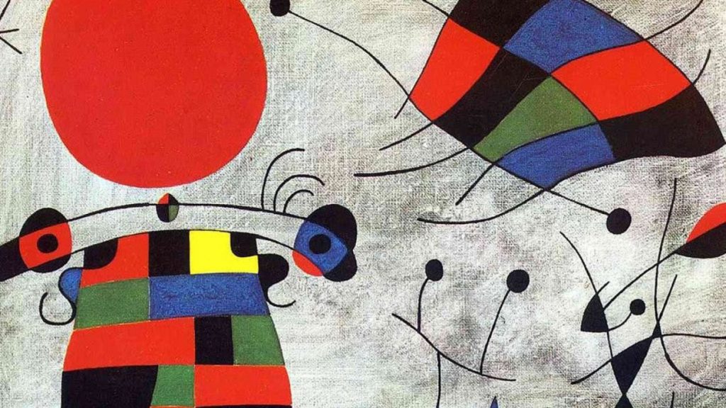 Joan Mirò, "The Smile of the Falmboyant Wings", 1953. © Successió Miró by SIAE 2017 Archive Fundació Pilar i Joan Miró a Mallorca © Joan Ramón Bonet