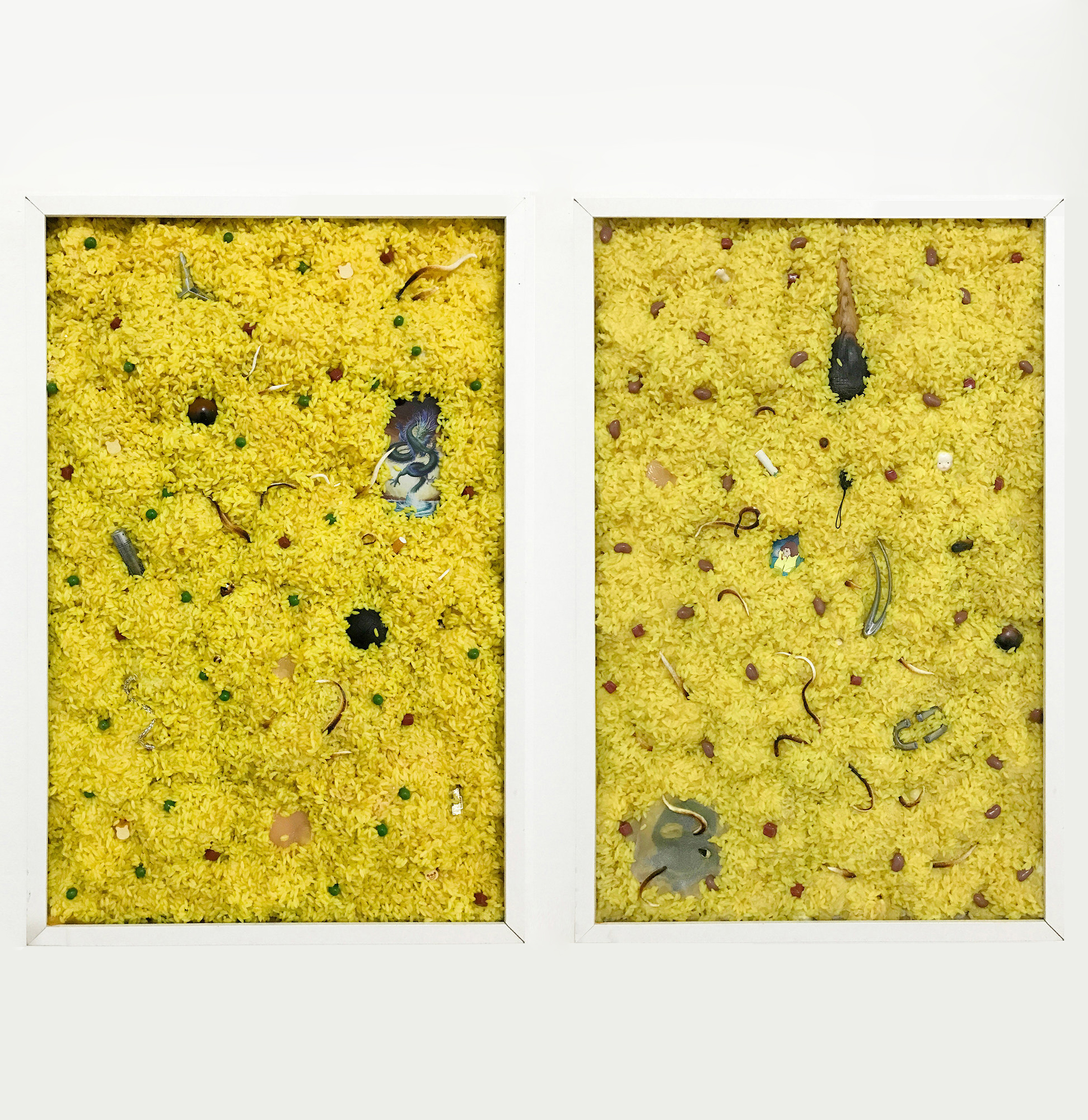 Hao Ni alla sua prima personale in Italia alla galleria T293 di Roma.