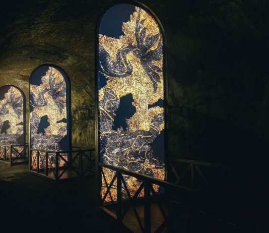 Il tempo di Fabrizio Plessi nei sotterranei delle Terme di Caracalla La mostra di Fabrizio Plessi alle Terme di Caracalla