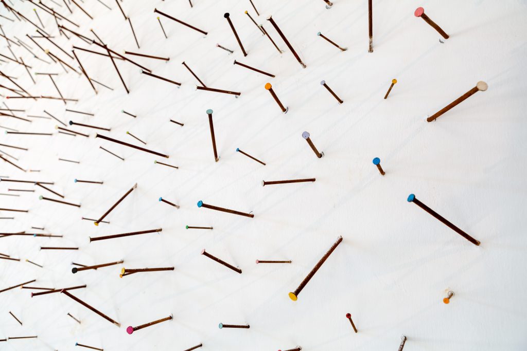 Pascale Marthine Tayou, “Love Garden”. Photo credits Cosimo Trimboli