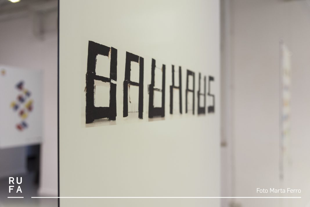 Veduta della mostra sul Bauhaus della RUFA al MAXXI