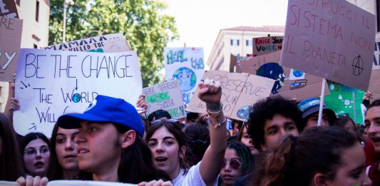 A Venezia, la protesta degli ambientalisti invade il red carpet La protesta degli ambientalisti a Venezia