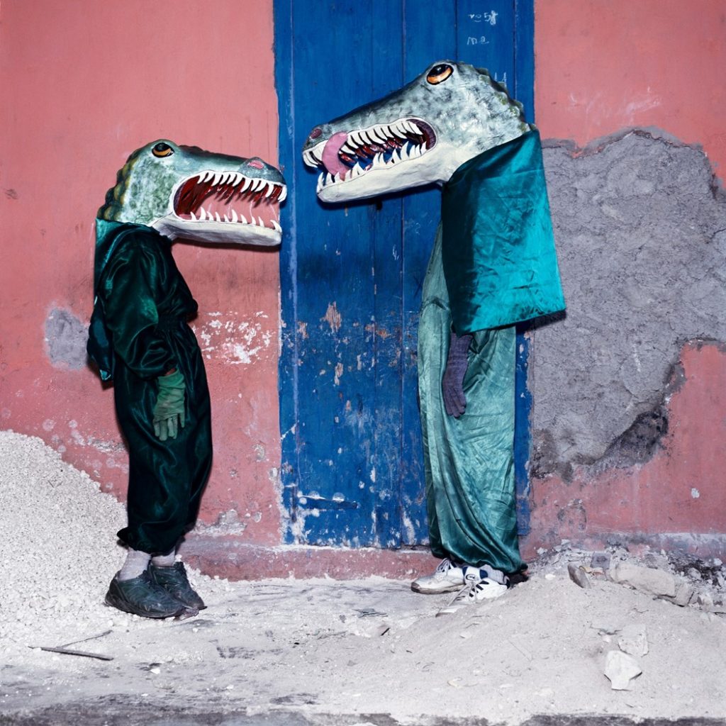 Two Alligators Talking, 1997© Phyllis Galembo, courtesy Aperture Foundation