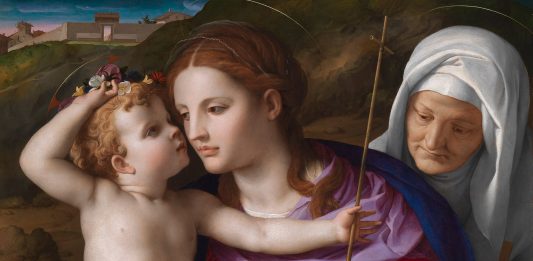Il Getty Museum acquisisce un Bronzino, capolavoro italiano Angolo Bronzino, "Virgin and Child with Saint Elizabeth and Saint John the Baptist" (detail), ca. 1540–45. The J. Paul Getty Museum