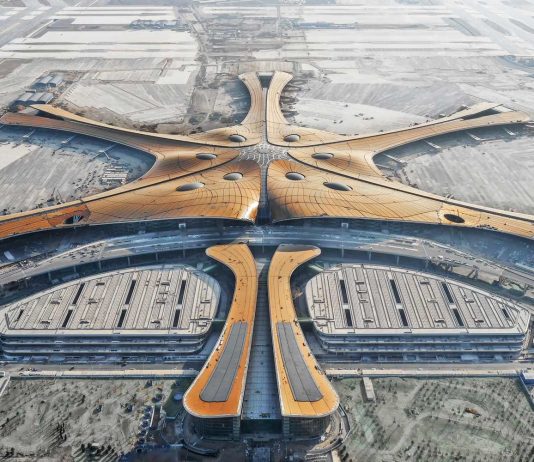 A Pechino ha aperto un nuovo, colossale aeroporto, a firma di Zaha Hadid Beijing Daxing International Airport (courtesy of Hufton Crow)