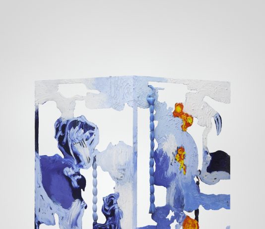 Le migliori gallerie di Londra, tra gli stand di Frieze 2019 Donna Huanca, AMYLOPLAST, 2019 Oil, sand, synthetic hair on steel 201 x 189 x 83 cm (79 1/8 x 74 3/8 x 32 5/8 in.) Courtesy of the artist and Simon Lee Gallery