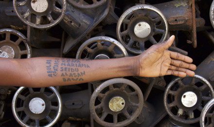 Ibrahim Mahama alla Fondazione Giuliani, Roma Mahama Roma