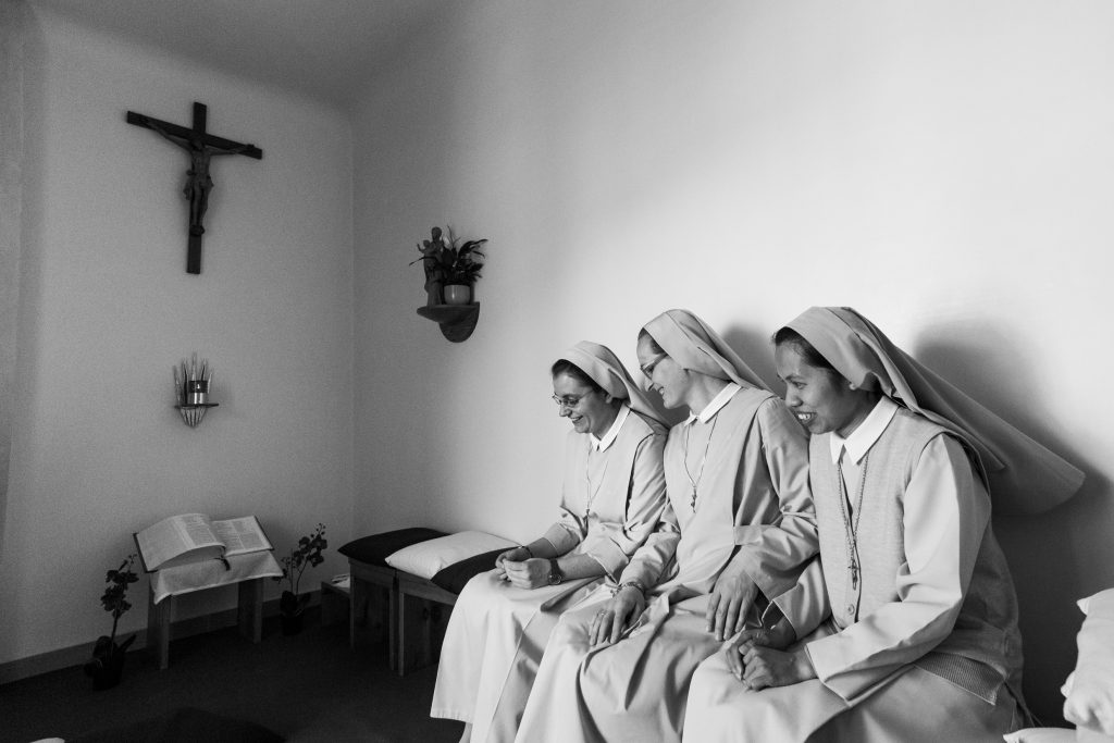 Uno dei momenti condivisi dalle suore in (Courtesy: Valeria Luongo) convento