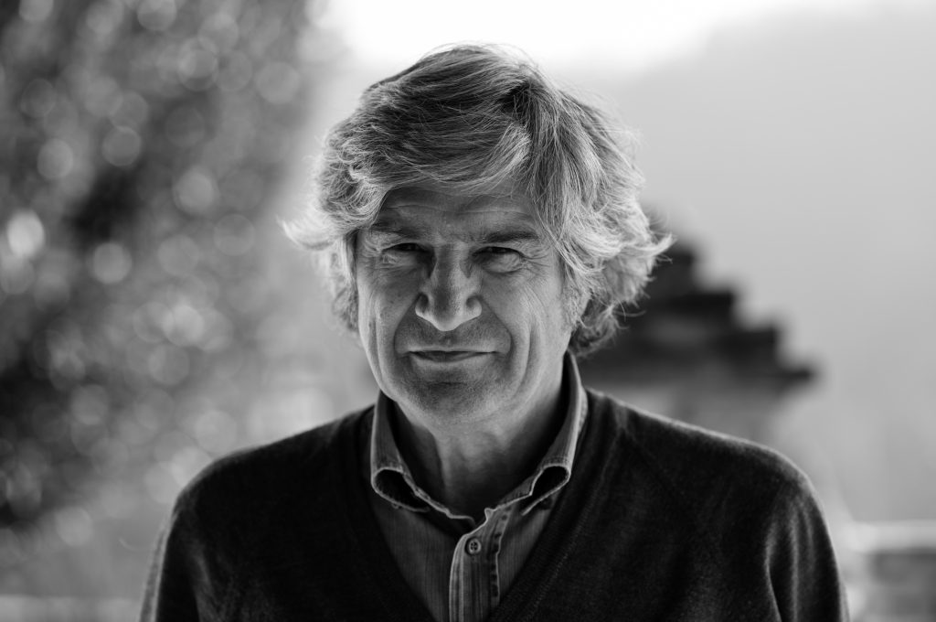 Giuseppe Penone, ritratto, San Raffaele 2013 (courtesy of Archivio Penone)