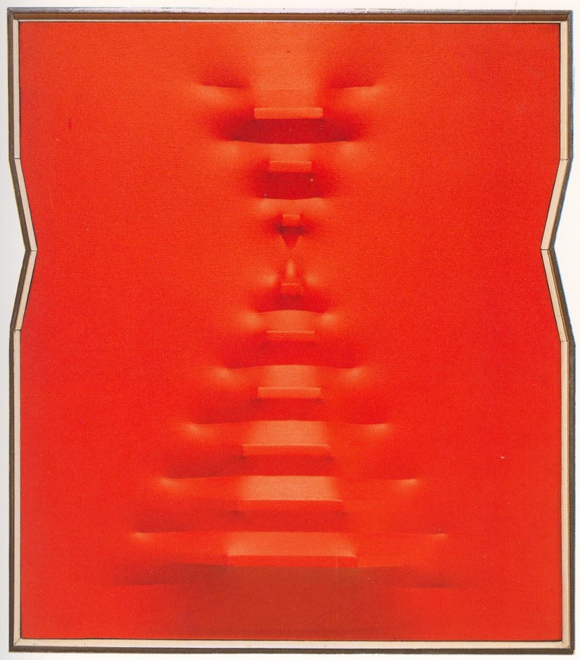 Agostino Bonalumi, “Rosso”, 1972