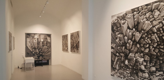 Si può cadere dentro un quadro? Fabio Giampietro alla Libreria Bocca, Milano Giampietro Eos