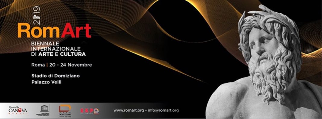 RomArt 2019. Biennale Internazionale di Arte e Culturahttps://www.exibart.com/repository/media/2019/11/RomArt-2019-1068x395.jpg