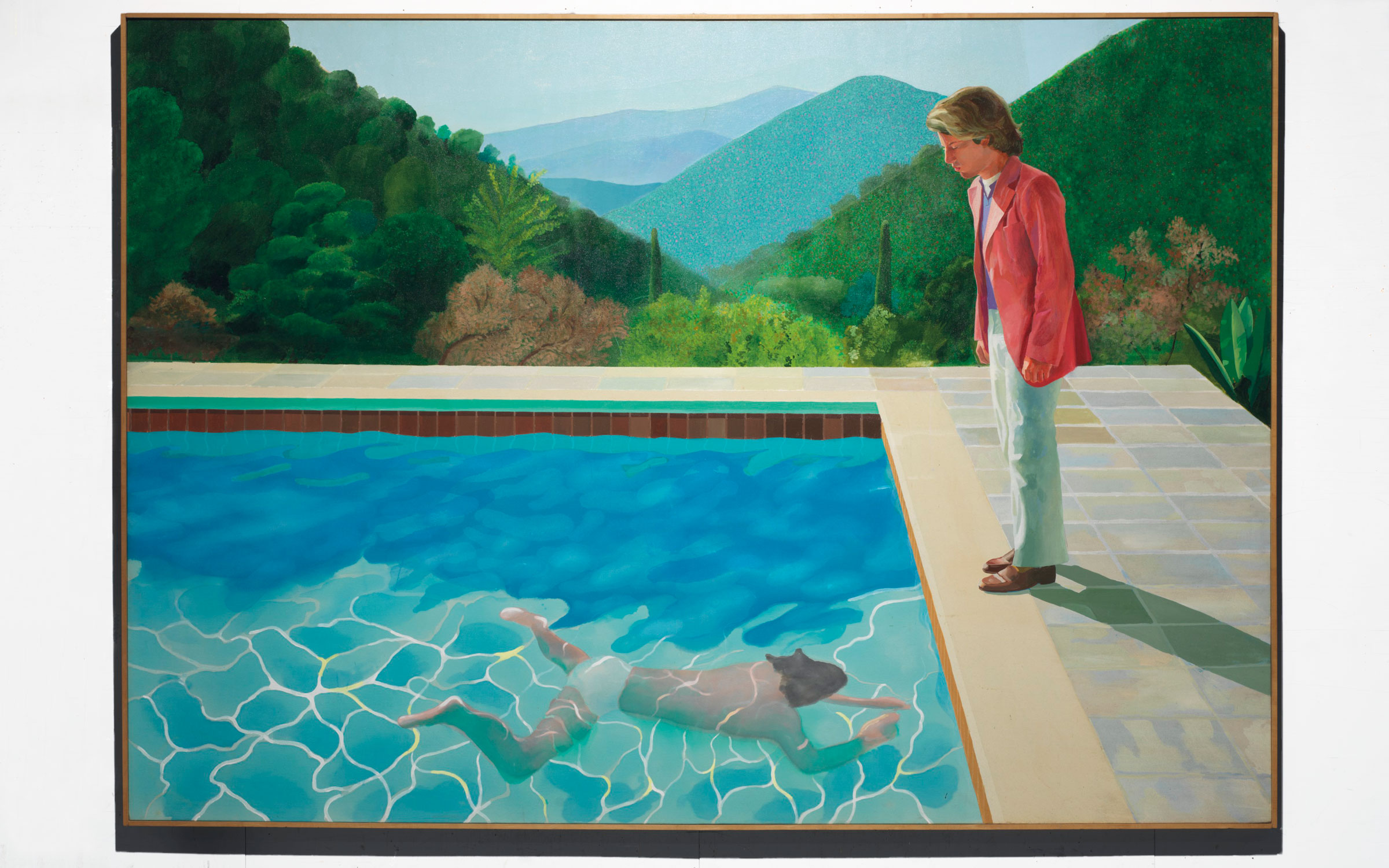 David Hockney, Portrait of an artist (Pool with two figures), 1972