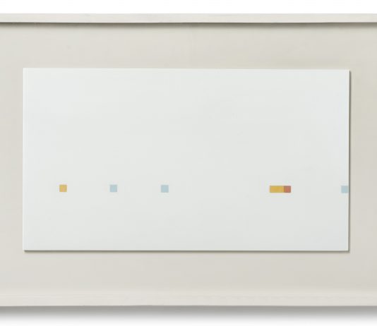 Informale e dopoguerra internazionali da Il Ponte Antonio Calderara, "Misura di rosso - giallo - azzurro” 1966. Lotto n. 90. Asta Il Ponte