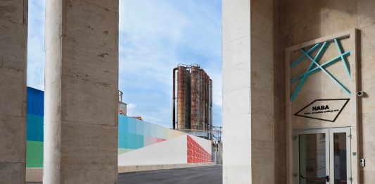 Nuova opera di Alberonero per il primo anno accademico di NABA Roma NABA, sede di Roma (courtesy NABA)