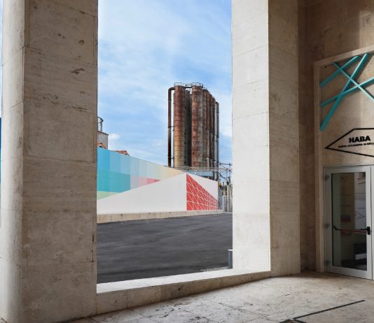 Nuova opera di Alberonero per il primo anno accademico di NABA Roma NABA, sede di Roma (courtesy NABA)