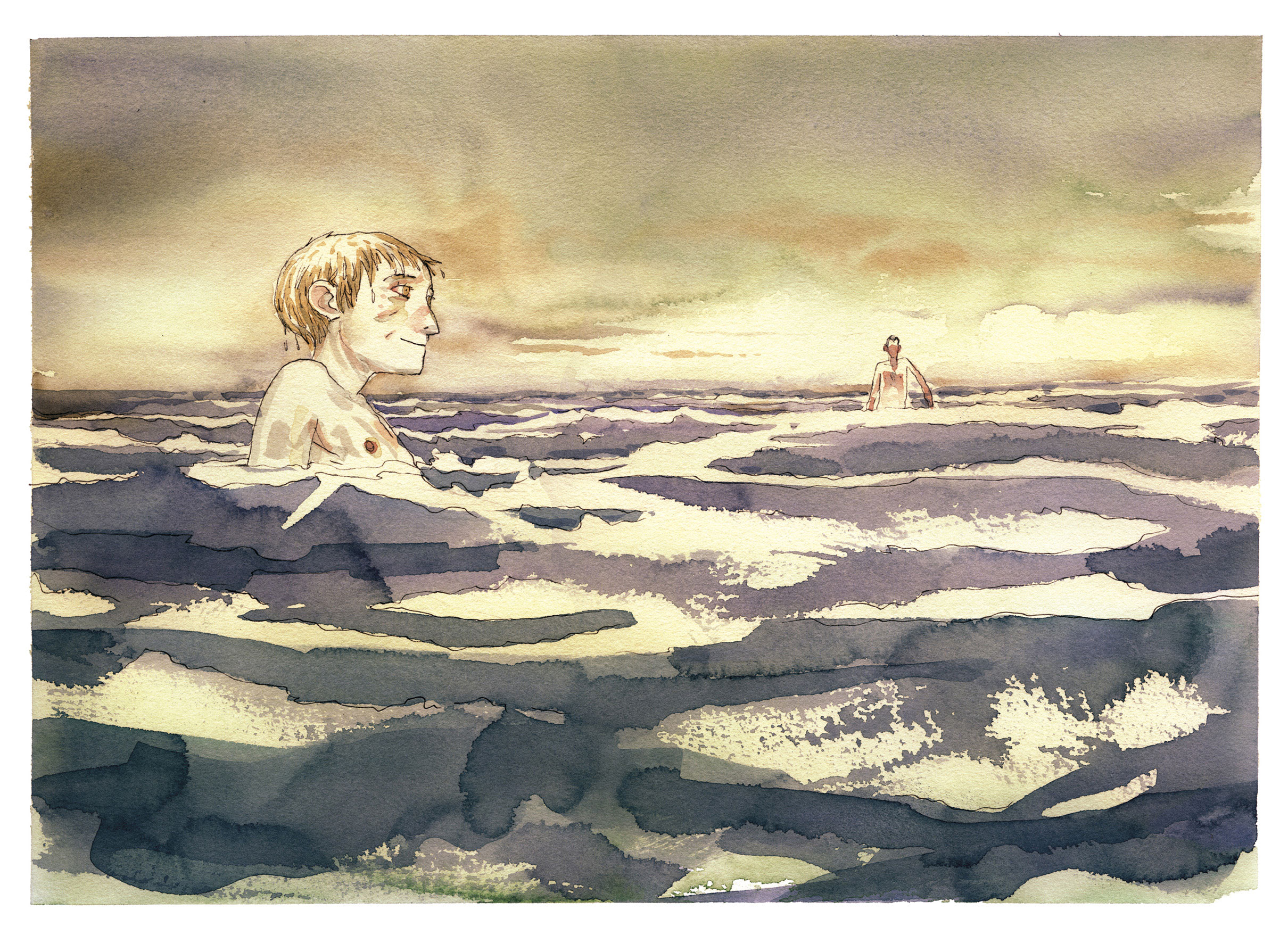 Una stampa tratta dal nuovo libro di Gipi (Courtesy: Gipi/Coconino Press)