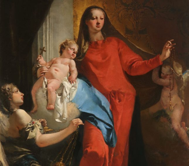 10308-Lot-61-Giovanni-Battista-Tiepolo-Madonna-of-the-Rosary-wiht-Angels-646x1024 tiepolo mantegna sotheby's