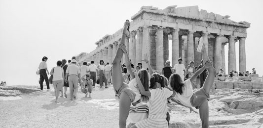 Sull’Acropoli di Atene, con Tod Papageorge © Tod Papageorge