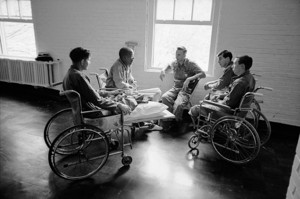 A group of amputee Vietnam veterans in hospital in San Francisco, 1967 Photograph: The Life Picture Collection/Getty Images