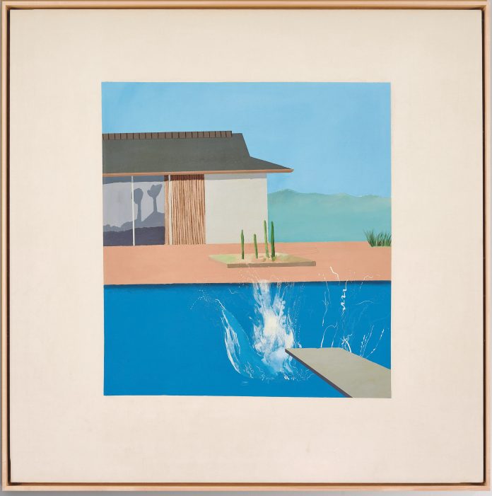 david hockney splash