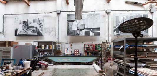 Le illustrazioni per dare una mano alla storica serigrafia Fallani di Venezia