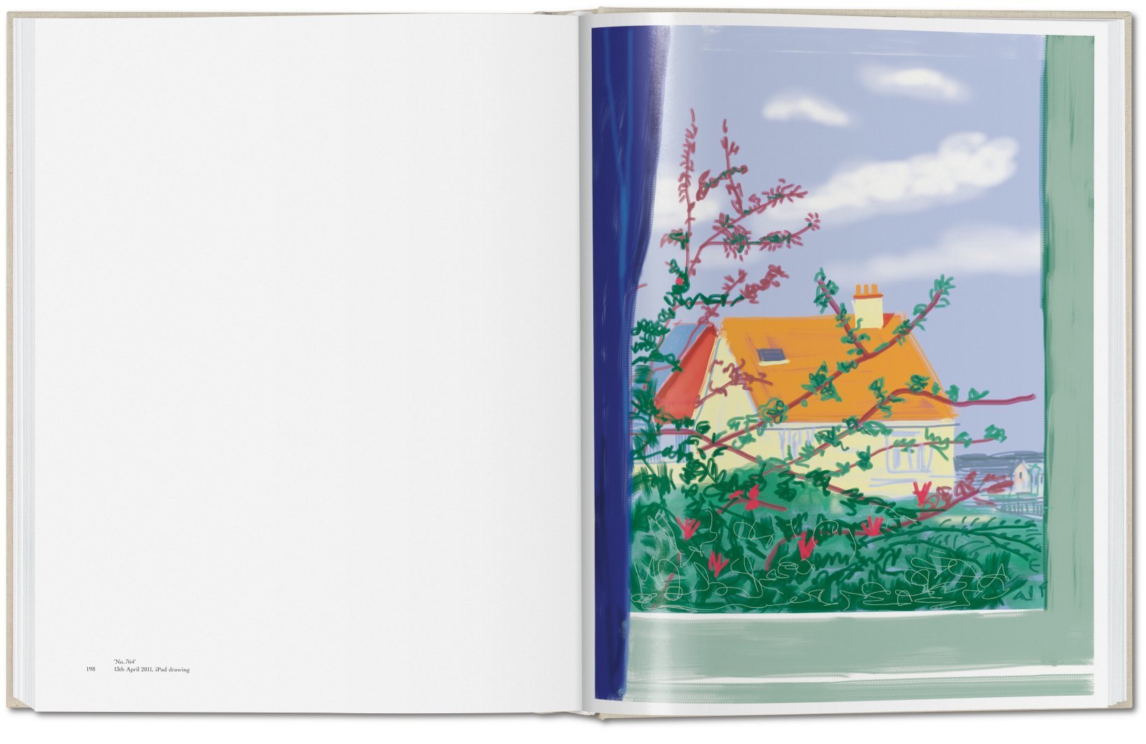 I paesaggi con l'iPhone di David Hockney, in un nuovo libro Taschen