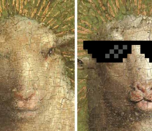 Dopo il restauro, l’Agnello Mistico di Jan Van Eyck sembra un meme
