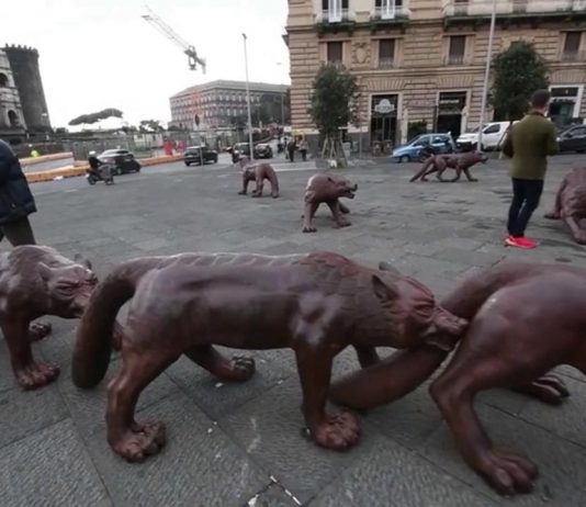 Qualcuno ha spostato i lupi di Liu Ruowang a Napoli